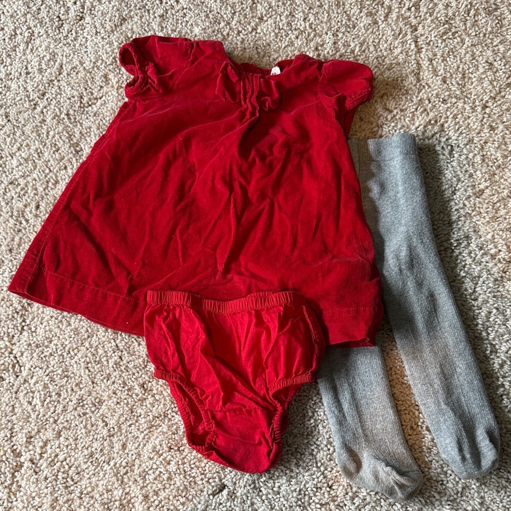 GAP Red Baby Outfit
